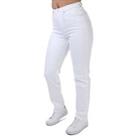 Women's Tommy Hilfiger Zip Fly Classic Straight Jeans in White - 24R Regular