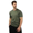Men's T-Shirt C.P. Company Jersey No Gravity Regular Fit Cotton in Green - M Regular