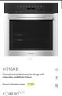 Miele H7164B Single Built In Oven Touch Control