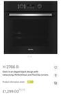 Miele H2766B Single Built In Oven Black Wi-Fi