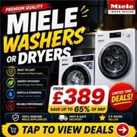Miele Washing Machine Dryer & Washer Dryer Available Message For More Info 1233