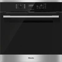 MIELE H2566BP ContourLine CleanSteel Single Built In Electric Oven