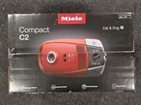 MIELE Compact C2 Cat & Dog Flex Power Line Cylinder Vacuum Cleaner - Red - New