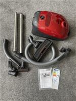 NEW Miele Classic C1 Junior PowerLine Red Cylinder Vacuum Cleaner & Accessories