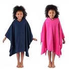 Brentfords Poncho Towel Childrens Absorbent Hood Quick Drying Beach Travel Robe