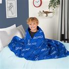 Weighted Blanket Playstation Sensory Sleep Therapy 3kg Kids Blue Throw Over Bed