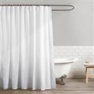 Shower Curtain Waterproof Mould Proof Mildew Resistant Sheer Bathroom 180x180cm