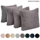 Teddy Fleece Cushion Covers 18 x 18 Soft 2, 4 Pack Chair Sofa Seat Inner Inserts