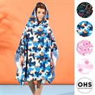 Kids Poncho Beach Towel Hooded Quick Dry Microfibre Holiday Swimming Absorbent