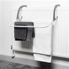 Over Radiator Clothes Airer Foldable Clothes Towel Rail Holder Rack Dryer Hanger