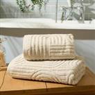 Luxury Hand Towel Soft Texture Absorbent Arch Jacquard 100% Cotton Bath Bathroom