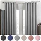 Dreamscene Eyelet Blackout Curtains PAIR of Thermal Ring Top Ready Made Luxury