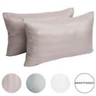 Brentfords Satin Stripe Boudoir Cushion Covers Multi Pack Rectangle, 30 x 50 cm