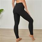 OHS Honeycomb Leggings Push Up High Waist Gym Yoga Women Anti-Cellulite Pants UK - S Regular