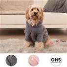 OHS Pet Dog Sherpa Hoodie Winter Warm Fleece Puppy Outfit Suit Soft Cat Jumper