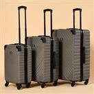 Hard Shell Suitcase Luggage Set Travel ABS 4 Wheels Bag Trolley Cabin Carry-On