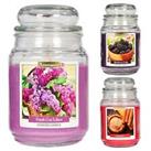 Floral Jar Candle Large Fresh Highly Scented Long Lasting Fragrance Wax Gift Her