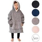 Sienna Kids Hoodie Blanket Oversized Ultra Plush Soft Sherpa Wearable Sweatshirt