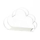 OHS Cloud Wire Shelf Rack Home Display Childrens Wall Shelving Storage - White