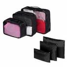 Travel Bag Space Saving Set Weekend Cabin Hand Luggage Zip Wash Pouches, 6 Piece