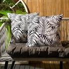 Leaf Outdoor Cushion Cover Garden Filled Seat Pad Water Resistant Pads Insert