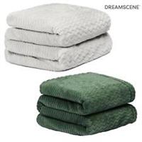 Dreamscene Zig Zag Throw Over Warm Super Soft Fleece Home Blanket Sofa Bed Chair