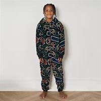 Gaming Pyjamas Jumpsuit 1Onesie Kids Loungewear Supersoft Warm Plush All In One