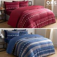 Nordic Duvet Cover Christmas Polar Fleece Bedding Set Quilt Single Double King