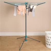 Rotary Airer 3 Arm Clothing Drying Rack Laundry Storage Space Saving Hanger Rail