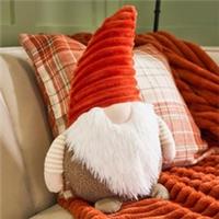 OHS Autumn Gonk Cushion Halloween Novelty Fleece Decorative Scatter Pillow
