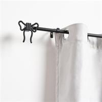 OHS Bow Curtain Pole Extendable 120-220cm Metal 16mm Finnials Decor