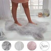 Sienna Faux Fur Sheepskin Fluffy Rug Soft Living Room Bed Large Carpet Floor Mat