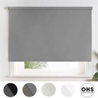 Roller Blind Easy Fit Fabric Thermal Blackout Window Bedroom Home Office Blinds