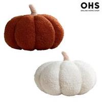 Pumpkin Sofa Cushion Soft Fleece Filled 1/2 Pack Autumn Plush Home Decor Plump