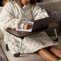 Foldable Wooden Lap Tray TV Dinner Bed Laptop Work Computer Desk Stand Portable