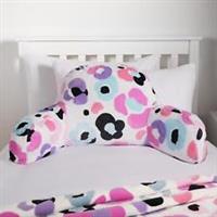 Leopard Cushion Kids Bed Reading Pillow Gamer Soft Arms Lumbar Chair Support