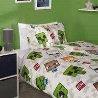 Minecraft Duvet Cover Set Reversible Bedding Pillowcase Quilt Kids Single Double