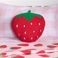 Strawberry Filled Cushion Bedroom Decorative Scatter Chair Sofa Modern Pillow