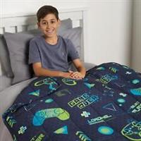 Gaming Weighted Blanket Kids Soft Throw Anxiety Stress Relief Sleep Sofa Bed