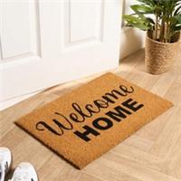 OHS Slogan Welcome Doormat Natural Non Slip Indoor Outdoor Coir Door Mat Rug