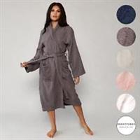 Brentfords Luxury 100% Cotton Bath Robe Terry Towel Soft Dressing Gown Unisex - One Size Fits All Regular