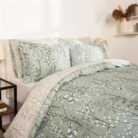 Duvet Cover Set Willow Quilt Reversible Floral Polycotton Bedding Single Double