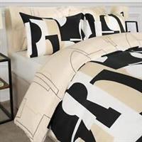 Geometric Duvet Cover Pillowcase Bedding Set Shapes Quilt Single Double King Bed