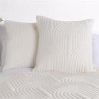 Cushion Covers Pack of 2/4 Filled Pinsonic Quilted Pillow Set U Shape 18" x 18