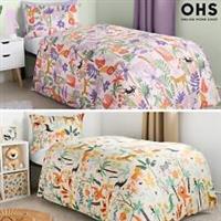 Safari Duvet Cover Set Reversible Quilt Soft Animal Pillowcase Childrens Bedding