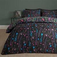 Botanical Floral Duvet Cover Bedding Set Reversible Pillowcase Quilt Double King