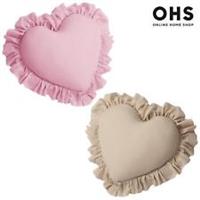Heart Filled Cushion Plump Bedroom Scatter Pillow Valentines Frill Chair Sofa