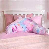Unicorn Cuddle Cushion Teddy Fleece Reading Bed Pillow Chair Back Support Arms