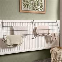 Radiator Drying Rack 2 x Clothing Dryer Organiser Hanger Rail Foldable Storage