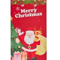 OHS Christmas Floor Runner Santa Snowman Rudolph Rug Mat Carpet Home Decor